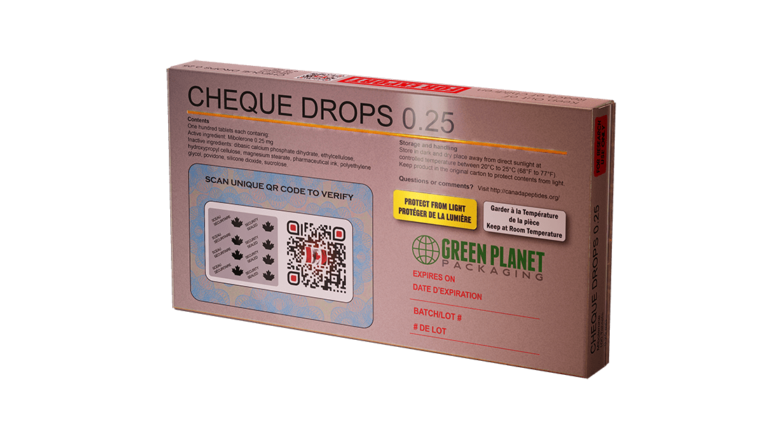 CHEQUE DROPS 0.25